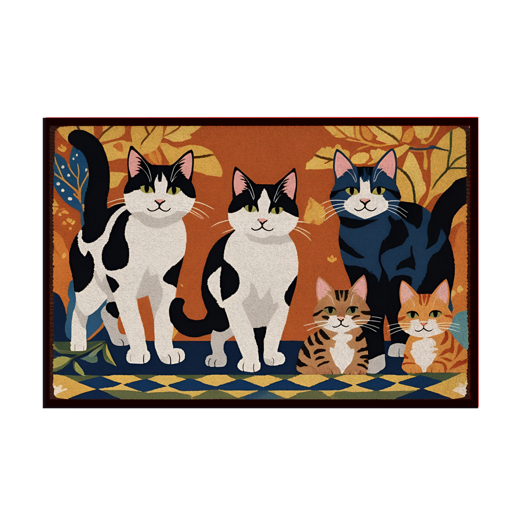 Fußmatte mit Gummirand back 1