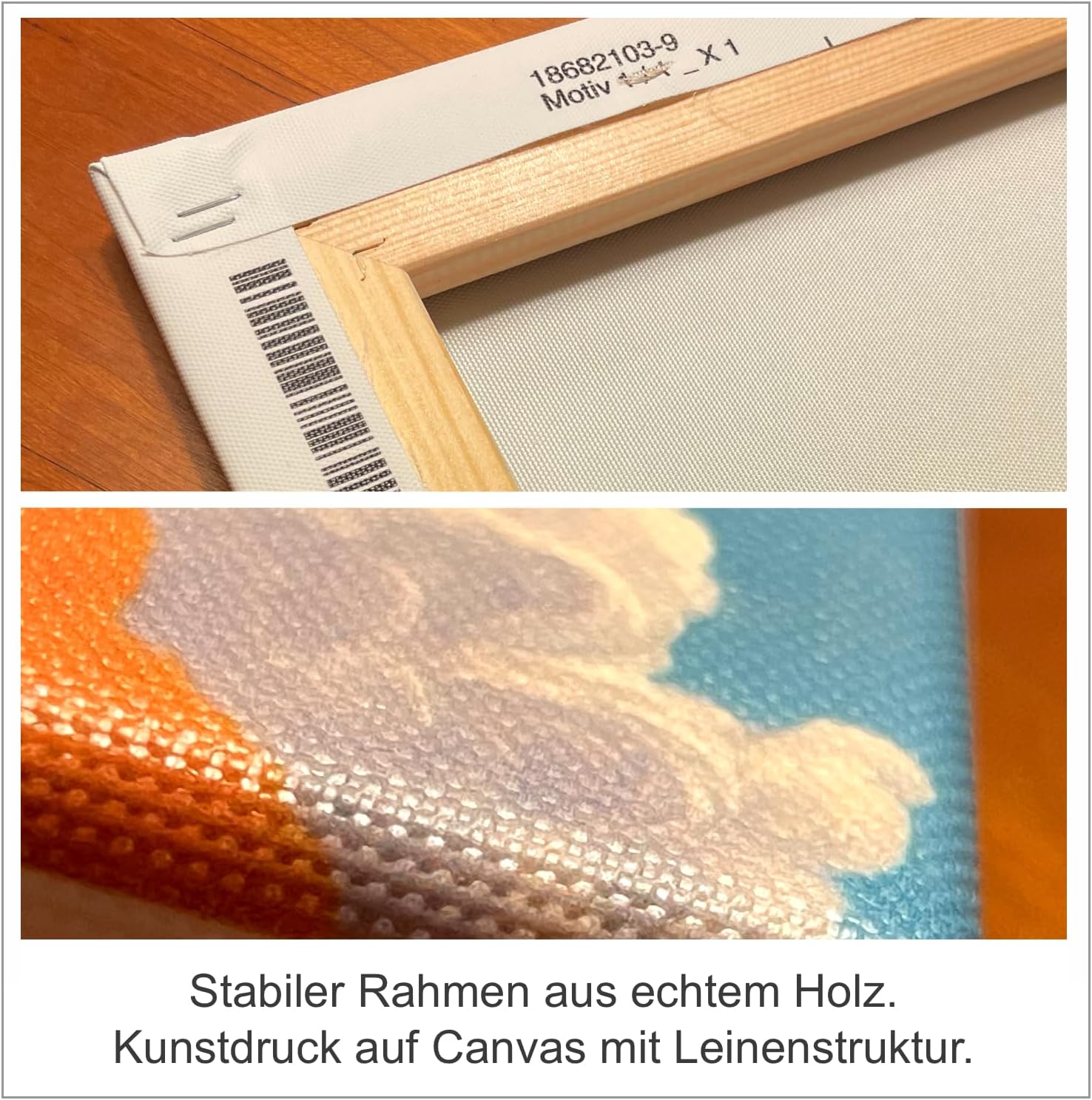 MUT ZUR KUNST - Ein impressionistischer Traum aus der Galerie Schöne Künste - Wandbild Kollektion Haus am See #15 - Fine Art hochwertiger Kunstdruck - Aufhängefertig Keilrahmen Holz - Panorama 40x20